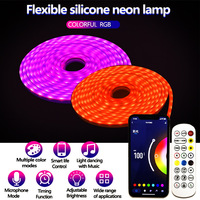 Bande néon lumière couleur de rêve Led corde RGBIC lampe Smart App contrôle Wifi adressable néon course Led bande
