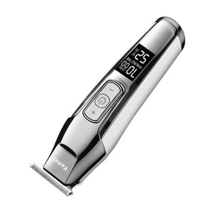 Tagliacapelli Kemei Barber 5027 con Display LCD, Rifinitore per <span class=keywords><strong>Barba</strong></span> e Capelli a 0mm per Uomo, Macchina Elettrica per Taglio Fai-da-Te - Product Image 1