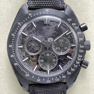 Montre mécanique de luxe étanche de qualité supérieure pour plongeur, 42 mm, mouvement manuel SM Factory, chronographe squelette en céramique noire - Product Image 1