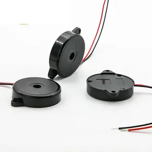 low frequency piezo buzzer with wires 35mm 9v buzzer manufacturer