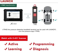 2025 LAUNCH X431 Détecteur de pression des pneus I-TPMS Capteurs de programme Outils de diagnostic TPMS