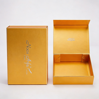 Boîte en carton rigide pliable de luxe avec logo personnalisé, en carton recyclable, magnétique, pour cadeaux