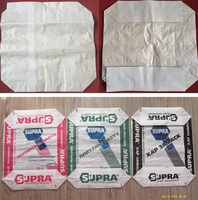 Sac tissé en PP blanc en gros pour usine, idéal pour le sable, le ciment, les déchets, 20 kg, 50 kg, sac tissé personnalisé pour ciment OPC Lafarge Pakistan