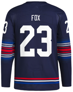 2024 Neue genähte Eishockey trikots New York 10 Artemi Panarin 31 Igor Shester kin 23 Adam F-ox 93 Mika Zibanejad - Product Image 3