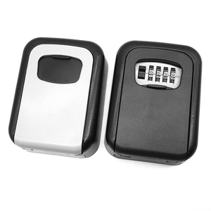 Big Capacity Waterproof Security Wall Mount Key Lock Box 4-Digit Combination Key Storage Lockbox for House Key