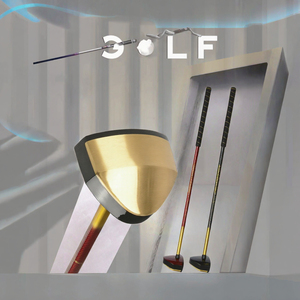 Putter de Golf Personalizado OEM con Cabeza de Cobre, Varilla de Carbono, Empuñadura de Goma, Ligero y Fácil de Usar para Principiantes - Product Image 3