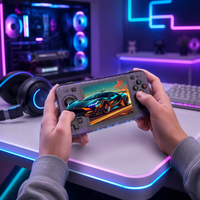Console de jeu vidéo portable rétro originale R36H avec écran 3,5 pouces 640x480, 64 Go, 10 000 jeux, batterie 3000 mAh