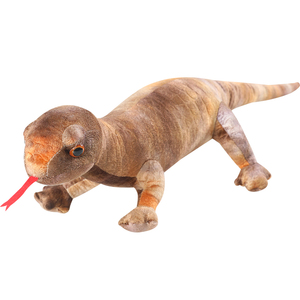 Venta al por mayor realista verde arena lagarto peluche niños regalo decoración del hogar felpa realista lagarto muñeca - Product Image 1