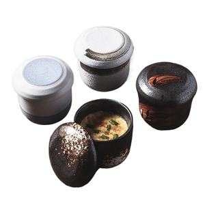 NEWELL-Cuenco de cerámica <span class=keywords><strong>con</strong></span> diseño de onda azul de 7oz <span class=keywords><strong>con</strong></span> tapa para sopas, fideos, postres y más estilo japonés - Product Image 2