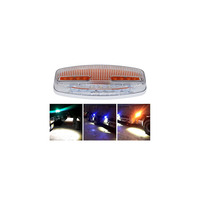 Nouveau design moderne ambre rouge bleu blanc Ambulance clignotant stroboscopique grandes économies LED feux d'avertissement de voiture camion feux latéraux usine