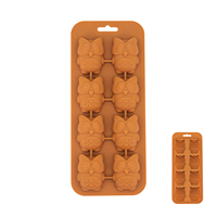 Moule à glace de qualité alimentaire, moule à glace en silicone personnalisé, 8 grilles, motif amusant pour enfants, modèle de bonbons en silicone DIY
