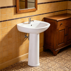 <span class=keywords><strong>Lavabo</strong></span> <span class=keywords><strong>con</strong></span> <span class=keywords><strong>Pedestal</strong></span> al por Mayor, <span class=keywords><strong>Lavabo</strong></span> Moderno, Artículos Sanitarios, <span class=keywords><strong>Lavabo</strong></span> de Cerámica <span class=keywords><strong>con</strong></span> <span class=keywords><strong>Pedestal</strong></span> para Baño - Product Image 2