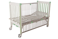 Lit médical manuel à manivelle unique pour enfants, mobilier hospitalier, lit pédiatrique pour la maison, lit d'hôpital pour enfants