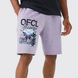 Pantalones Cortos Deportivos para Hombre de Alta Calidad, Diseño Personalizado con Logotipo, Estilo Casual, Cómodos, de Felpa Francesa, Cintura Elástica, en Venta - Product Image 1