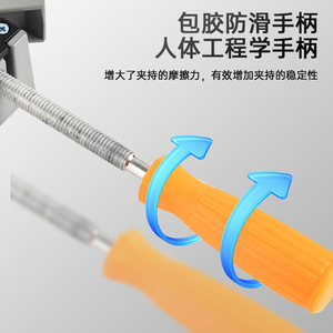 Pince d'angle droit Jin Chengtai 90 degrés réglable en aluminium et acier pour le travail du bois et la fixation d'assemblages - Product Image 4