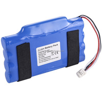 T4UR18650-F-2-4644 baterai 14.8V 5200mAh untuk Fukuda ECG Denshi DS7100 MSE-OM11413 DS-7100