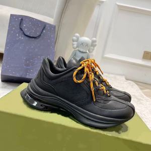 Zapatos Deportivos Retro de Lujo para Hombre, Transpirables, de Alta Calidad, Negros, Hechos a Medida, con Entresuela de Cuero Genuino - Product Image 2