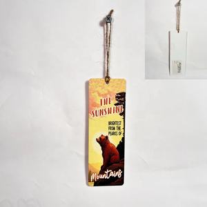 Marque-page en fer artisanal personnalisé 5x15cm, style moderne/antique, avec logo personnalisé, article promotionnel pour les amateurs de livres - Product Image 3