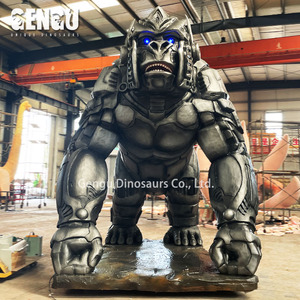 Công viên ngoài trời <span class=keywords><strong>Robot</strong></span> Khỉ đột hoạt hình 3D Vua lớn mô hình động vật Kong - Product Image 2