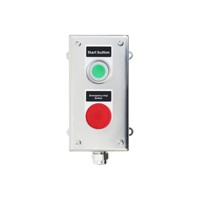 Boîtier de commande antidéflagrant en acier inoxydable, colonne de commande étanche et anti-poussière, interrupteur marche/arrêt sur mesure