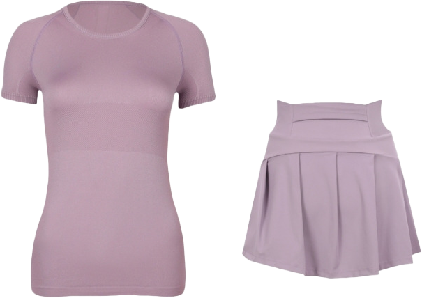 Dark purple 2 piece set