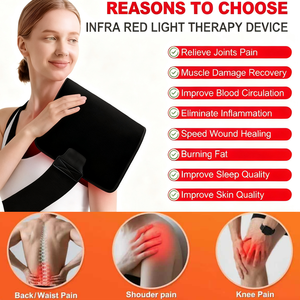 2025 Mới Nhất Hồng Ngoại Trị Liệu Cầm Tay Nhà Máy Trực Tiếp 660nm 850nm Kép Bước Sóng Thiết Kế Cho Pain Relief Eo Bụng Thoải Mái - Product Image 2