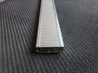 Barra Separadora de Aluminio Moderna y Duradera con Relieve, Instalación con Tornillos para Puertas y Ventanas de Vidrio Aislante, Función Insonorizante