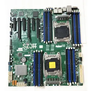 슈퍼마이크로 양방향 서버 E-ATX 마더보드 LGA 2011 지원 X10DRi C612 제온 E5-2600 v3/v4 제품군 DDR4