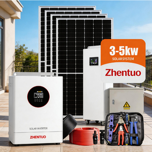 Sistema de Energía Solar Híbrido de 5Kw 10Kw 15Kwh para Uso Doméstico, Solución de Almacenamiento de Energía Híbrida MPPT Conectada a la Red, Zhentuo Todo en Uno Integrado - Product Image 4