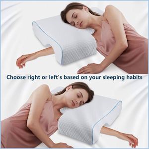 Almohada de espuma viscoelástica para parejas, anti presión en las manos, para aliviar el dolor de cuello y hombros. - Product Image 3