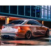 Pour 13-20 Lexus est becquet Lexus IS300 Is350 Style becquet diffuseur coffre en Fiber de carbone