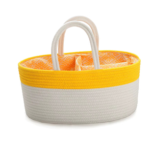 Đa Chức Năng Mẹ Và Em Bé Sản Phẩm Bông Sợi Dây Thừng Đóng Mở Lưu Trữ Giỏ Tổ Chức Thùng - Product Image 2