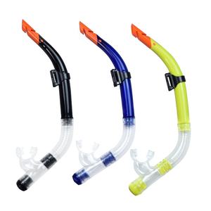 Set Snorkel selam olahraga PVC profesional, tabung pernapasan semi-kering, perlengkapan tabung pernapasan silikon bebas untuk <span class=keywords><strong>Respirator</strong></span> Selam - Product Image 1