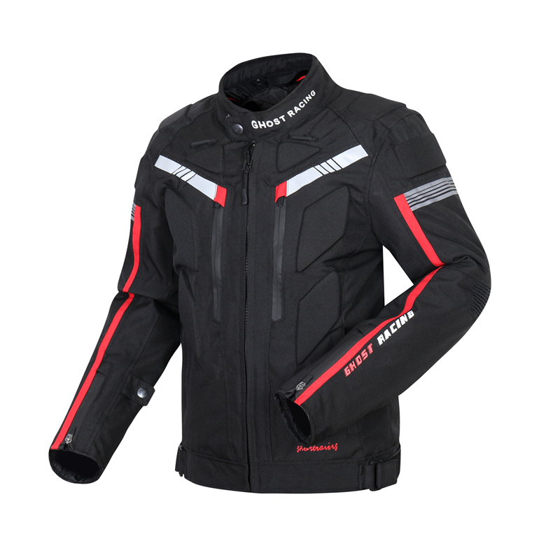 GHOST RACING Waterproof Motorcycle Jacket - Protective Gear for