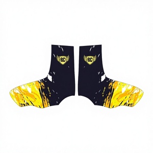 Couvre-chaussures de football américain pour adultes, taille plus, en spandex, avec impression par sublimation, design tendance, anti-bactérien, séchage rapide - Product Image 1