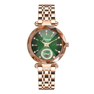 Grande orologio da donna al quarzo classico rosa orologio da donna elegante orologio da regalo di lusso orologio da polso impermeabile da donna
