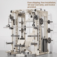 Machine de musculation Smith Butterfly tout-en-un, équipement de fitness multifonctionnel pour la maison, machine d'entraînement de la force musculaire pour la remise en forme