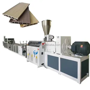 PP PE WPC wood plastic composite machine/decking wall panel production line/window and door board extruder