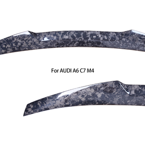 สปอยเลอร์หลังคาร์บอนไฟเบอร์ทรง M4 สำหรับรถ A6 C7 Sedan ปี 2012-2015 - Product Image 3