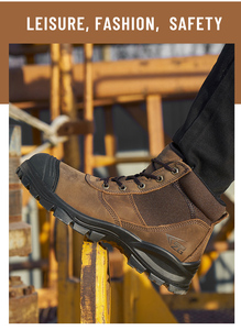 ZG L602-5 Stivali da Lavoro da Uomo con Punta in Acciaio Stile Australiano Calzature di Sicurezza per Uso in Fabbrica per Tutte le Stagioni-Inverno Estate Autunno - Product Image 3