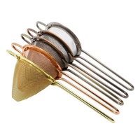 Passoire à cocktail professionnelle en acier inoxydable 304 avec poignée, filtre triangulaire durable et écologique, outil de bar de luxe