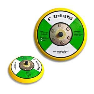 <span class=keywords><strong>2</strong></span> "<span class=keywords><strong>Hook</strong></span> <span class=keywords><strong>and</strong></span> <span class=keywords><strong>Loop</strong></span> Backing Plates, Air Sander Polisher PU Backing Pad para Lixar Polimento Lustro - Product Image 5