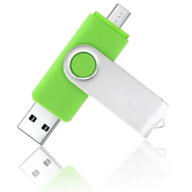 Portable 2 In 1 Putar OTG Ponsel Usb Flash 2.0 & 3.0 Ini dengan Harga Murah USB Memory Stick Klasik Usb Flash Flashdisk