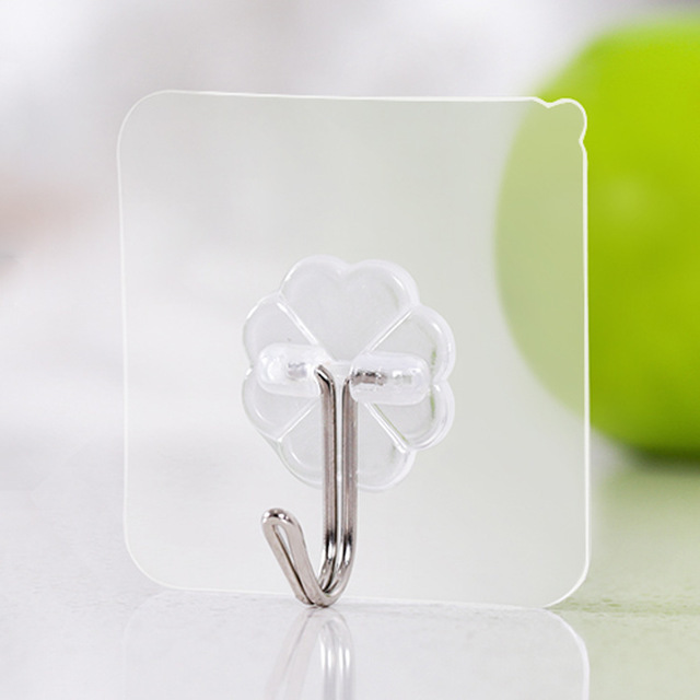Strong Transparent Suction Cup Hanger Wall Hooks for Kitchen Bathroom Seamless Hanging Mobile Phone Holders