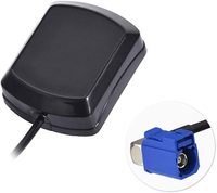 Antenne GPS active Fakra C Connecteur à angle droit Compatible avec Golf VW MFD2 RNS2 MFD3 RNS510 Système de navigation