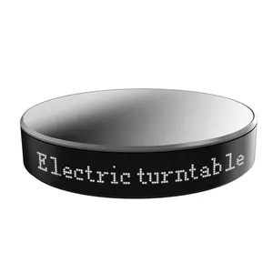 USB Electric Rotating Turntable Schmuck Uhr Display Stand LED Display Smart Plattenspieler mit APP