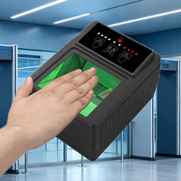 Lecteur d'empreintes digitales biométrique multi-doigts, capteur optique 500 DPI, conformité FAP 60 pour Android/Windows 10