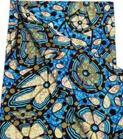 Kain Batik SatinWax Hollan Cocok untuk Membuat Pakaian Mewah untuk Perayaan Pernikahan Kain Batik Berhias Emas Berkilau