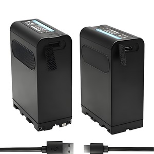 NP-F990D 10400mAh Type-C Battery for Sony Camcorder <b>Video</b> Light CE RoHS Certified Wholesale Bulk High Capacity - Product Image 5