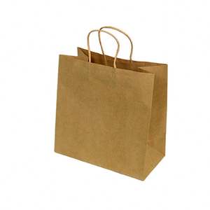 Bolsas de Papel para Compras con Impresión Personalizada, Bolsas de Papel Kraft de Alta Calidad con Asas - Product Image 1